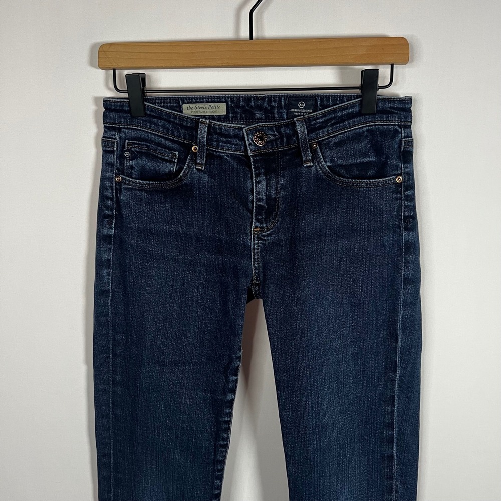 AG Adriano Goldschmied Pants Women 27P The Stevie Petite Slim Straight Jeans - Picture 2 of 7
